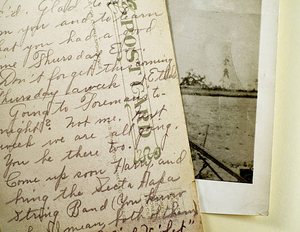 istock Old Post Card and Photograph 184936391