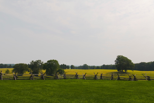 Much of the landscape within Manassas National Battlefield park still retains it wartime character. The first battle of Manassas was in July 1861. The second one was in august 1862. The confederates or the south fighting against the Union or North. The National park service maintains the park nowadays. The battles of Manassas were also called the first and second Bull run.