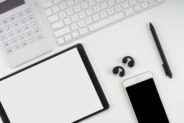 Above, Digital Tablet, business, smartphone, desk