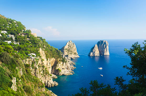 Capri Island stock photo