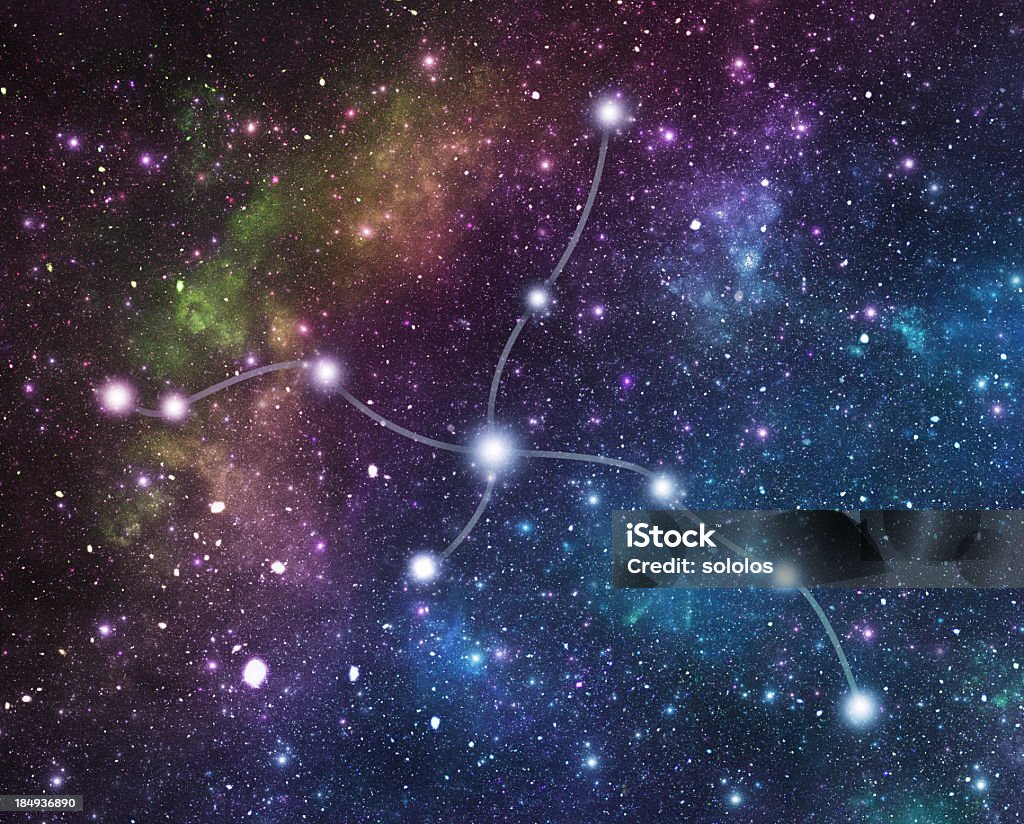 Constellations. Cygnus (Cyg) - Royalty-free Takımyıldız Stok görsel