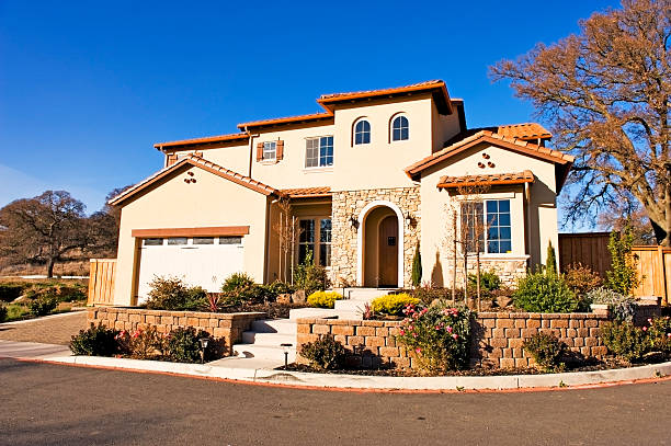 This upscale home is near Folsom Lake in Northern California.
