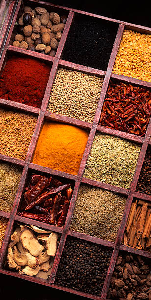 Spice Rack "Image of spice rack,different types of spices used for cooking" spice rack stock pictures, royalty-free photos & images