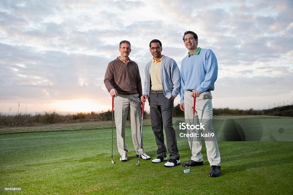 Homme sur le terrain de golf - Photo de Golf libre de droits