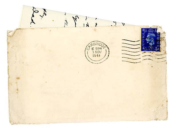 istock Wartime envelope from Cambridge, with letter 184938394