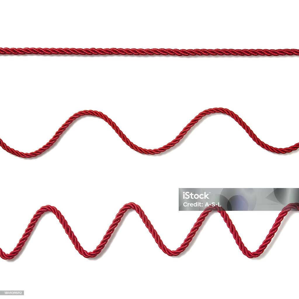 Красный веревки - Стоковые фото Красный роялти-фри