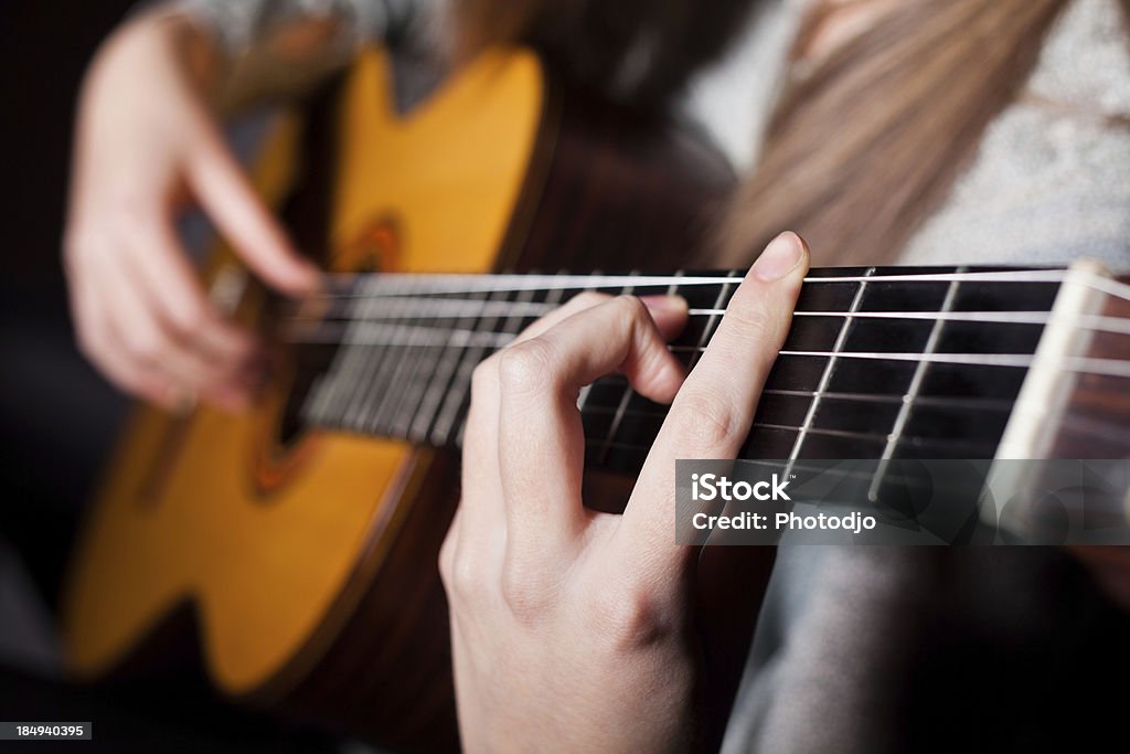 Guitar player - Foto de stock de Adulto libre de derechos