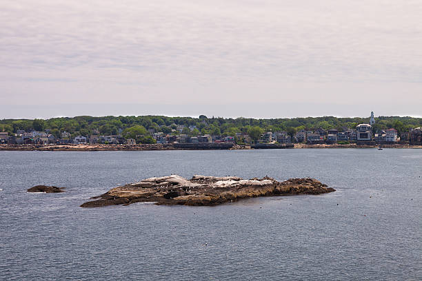 istock Rockport Massachusetts backlit on summer afternoon. 184940574