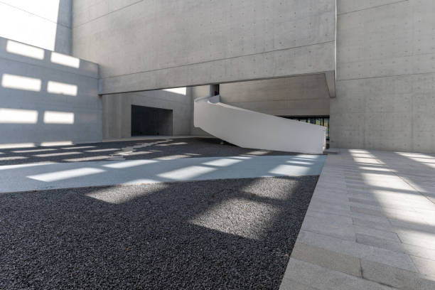 istock Sunshine shines into modern and minimalist buildings 1849407502