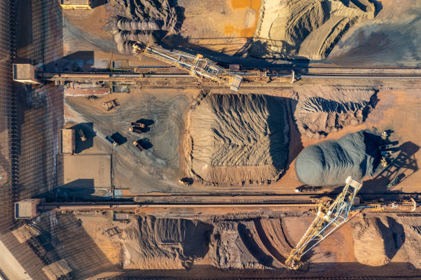 istock Mineral data port by the seaside on a sunny day 1849408047