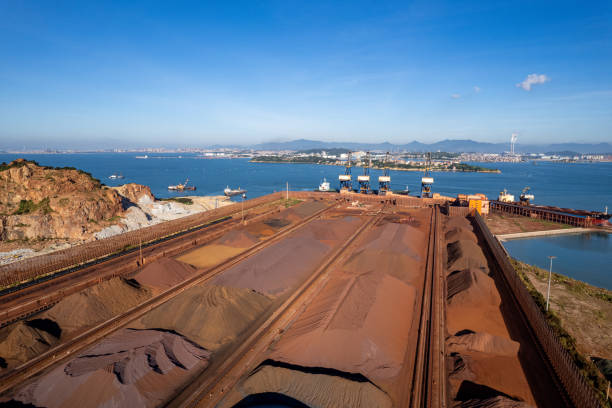 istock Mineral data port by the seaside on a sunny day 1849408575