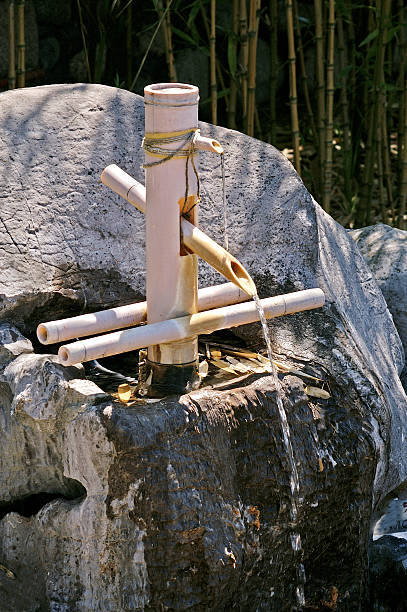 Bamboo Fountain 2 stock photo