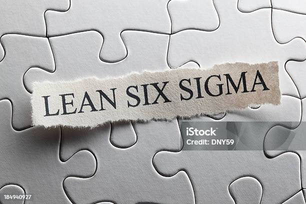 Lean Six Sigma - Fotografie stock e altre immagini di Sei Sigma - Sei Sigma, Affari, Carta