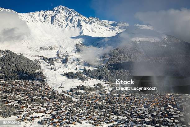 Panoramablick Von M Gele Und Verbier Village Stockfoto und mehr Bilder von Abenteuer - Abenteuer, Alpen, Anhöhe