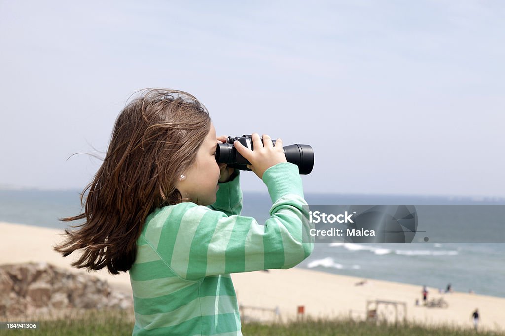 Excplofrer Mädchen - Lizenzfrei Entdeckung Stock-Foto