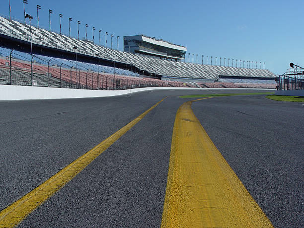 Race Track Grandaddy of all racetracks bleachers photos stock pictures, royalty-free photos & images