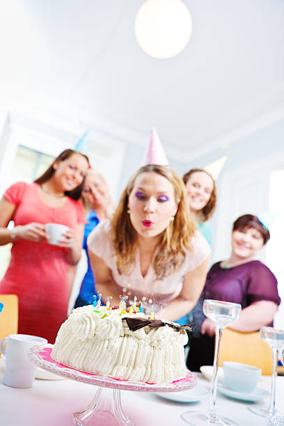 istock Celebrating birthday girl 184941690