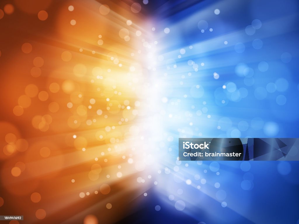 Fundo abstrato com azul e laranja sparks - Royalty-free Arte, Cultura e Espetáculo Foto de stock