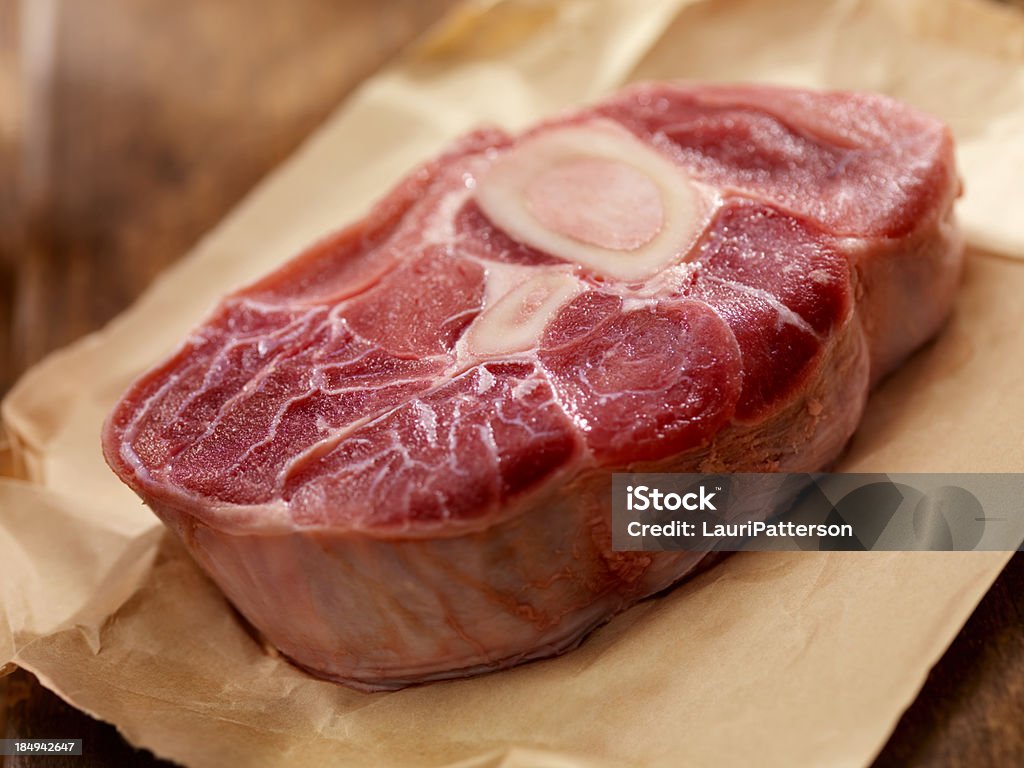 Raw Shanks Vitela - Royalty-free Osso Buco Foto de stock