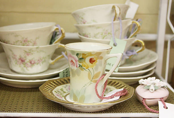 istock Cups and Saucers for Sale 184942677