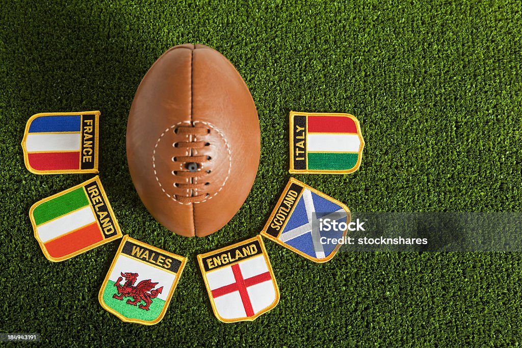 Rugby delle Sei Nazioni - Foto stock royalty-free di Torneo Internazionale di Rugby delle Sei Nazioni