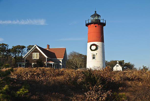 dezembro de luz de nauset - nauset beach imagens e fotografias de stock