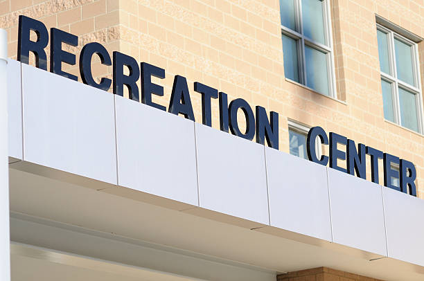 istock Recreation center sign 184943649