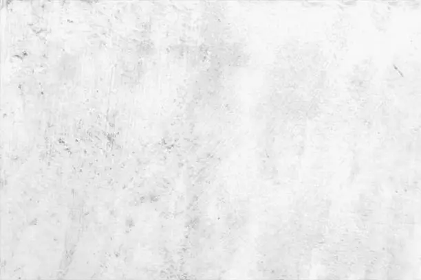 Vector illustration of Light gray and white gradient coloured textured effect old faded blank empty plain horizontal scratched vector backgrounds with smudged abstract grunge texture like plastered whitewashed wall