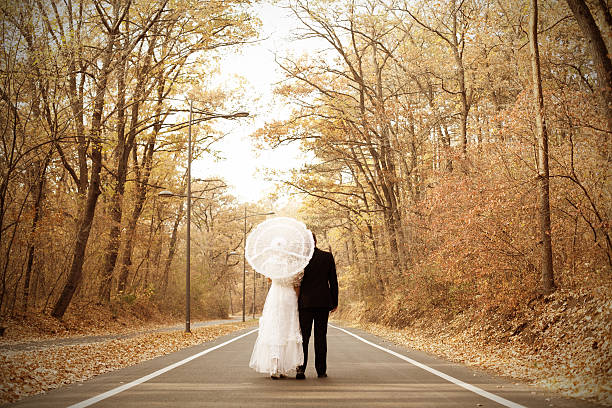 istock Happy Newlyweds. Just married series 184943840
