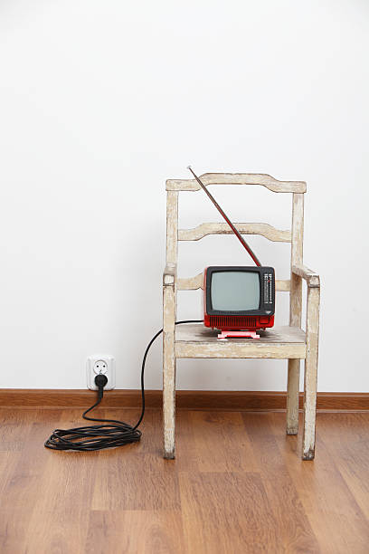 old chair by the wall