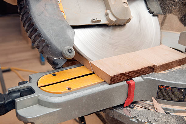 istock Sliding Compound Miter Saw Cut Detail 184944167