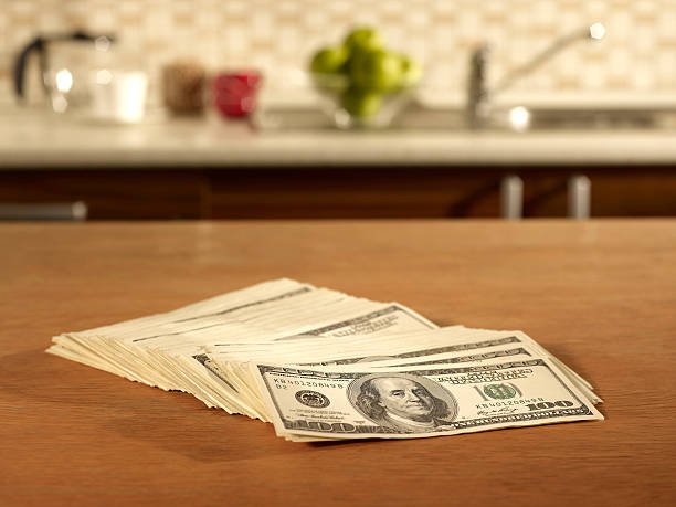 Chash money on a table stock photo. Image of america - 67394604