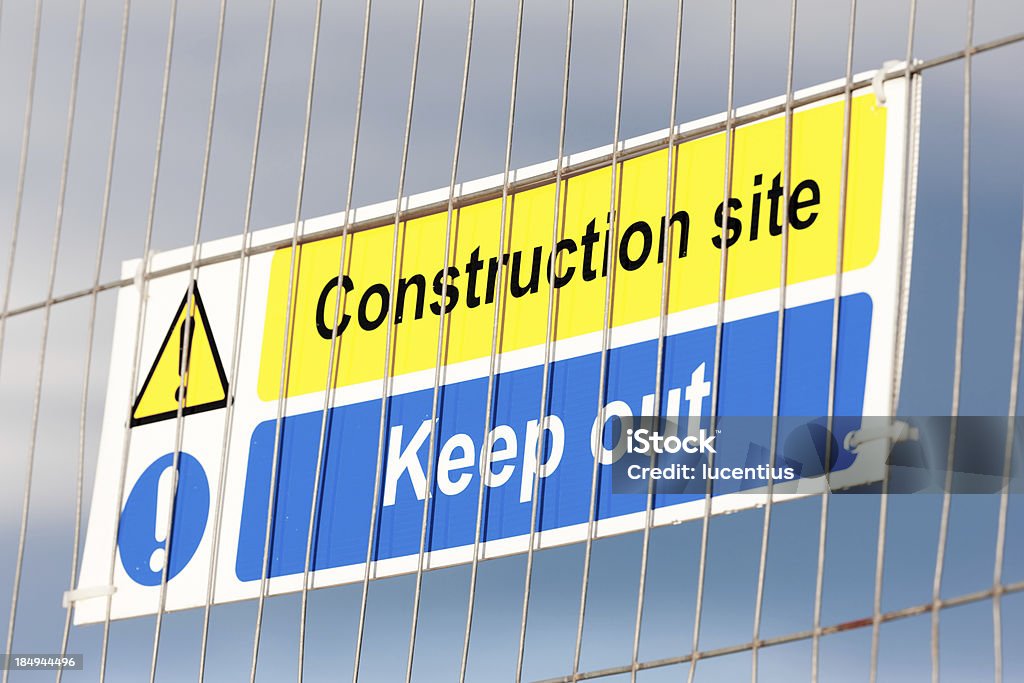 建設現場安全性の標示 - インフォメーションのマークのロイヤリティフリーストックフォト