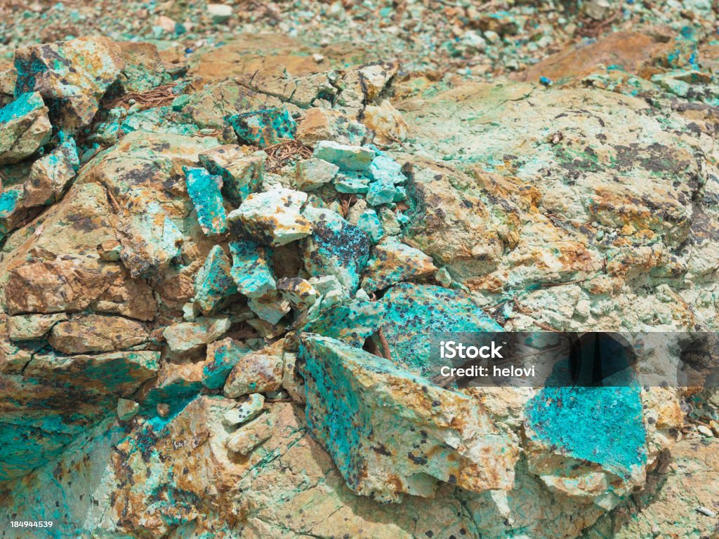 조각 구리 바위 및 미네랄 - 로열티 프리 구리 스톡 사진
