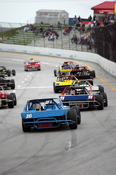 istock Motorsports-following pace car 184944662