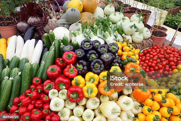 Vegetable Variety Stock Photo - Download Image Now - Abundance, Bell Pepper, Broccoli