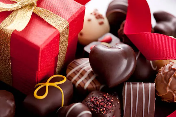 Photo of Chocolate Candies and Gift Box