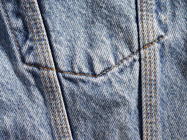 istock Blue jean pocket detail 184944848