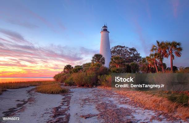 Tropical Sunset Stock Photo - Download Image Now - Tallahassee, Florida - US State, Lighthouse