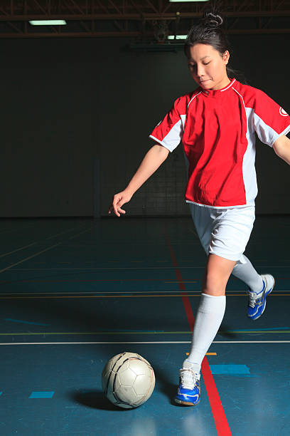 istock Indoor Arena Soccer - Hit the Ball 184945485
