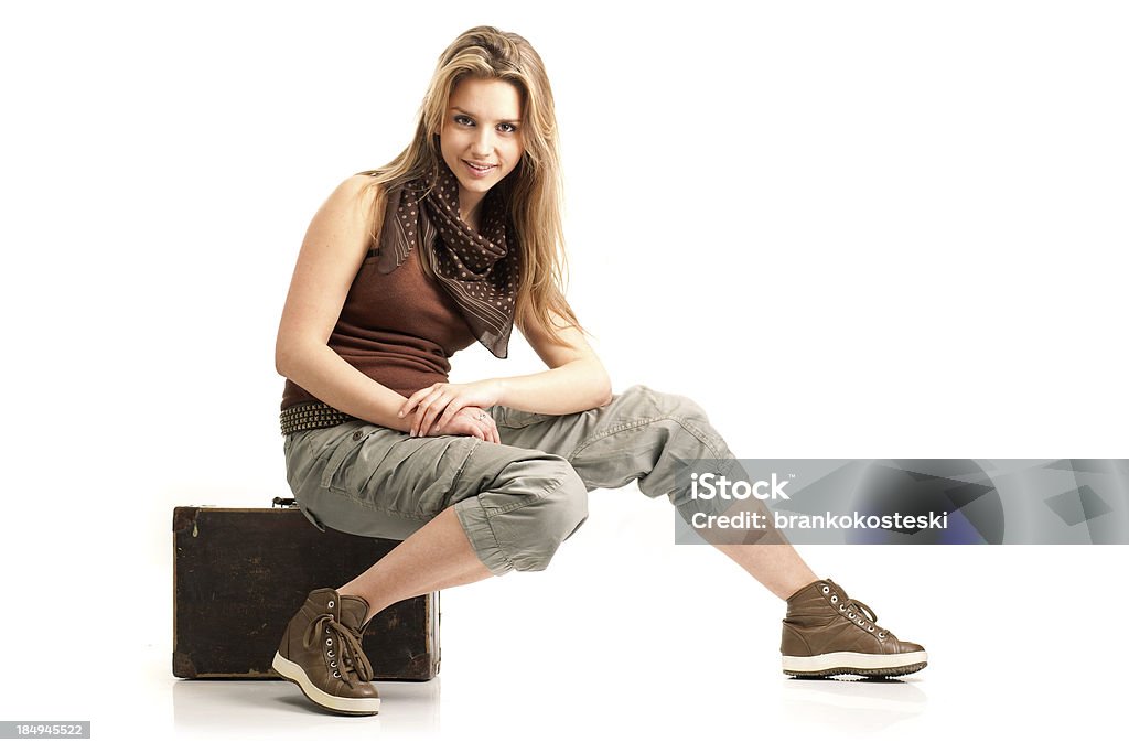 Jovem Menina Viajante - Royalty-free Adolescência Foto de stock