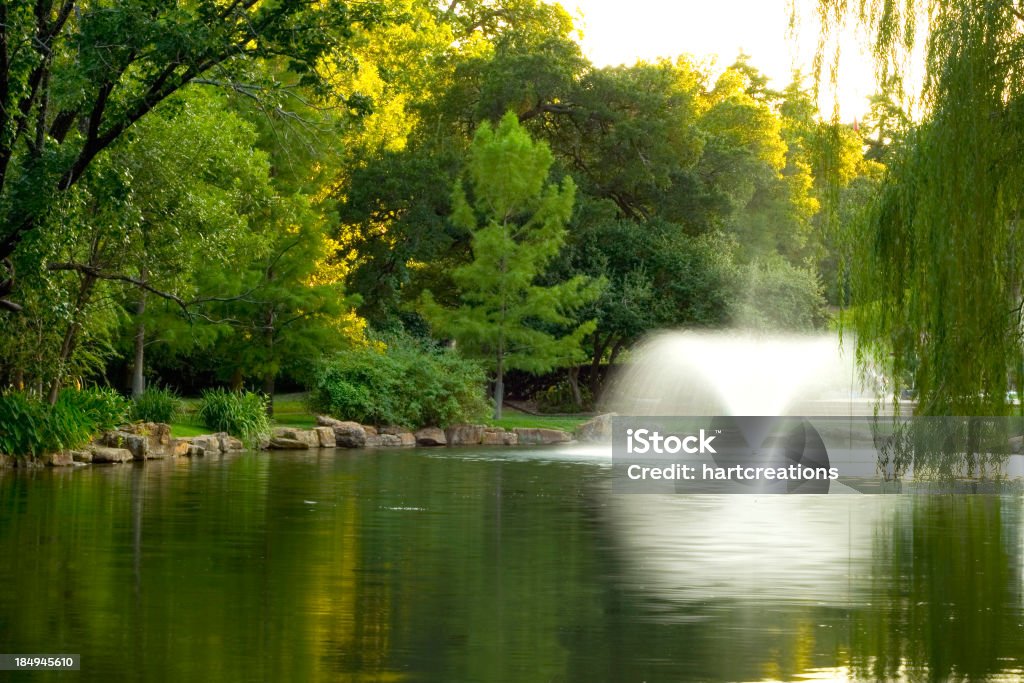 Parc de la fontaine - Photo de Fontaine libre de droits