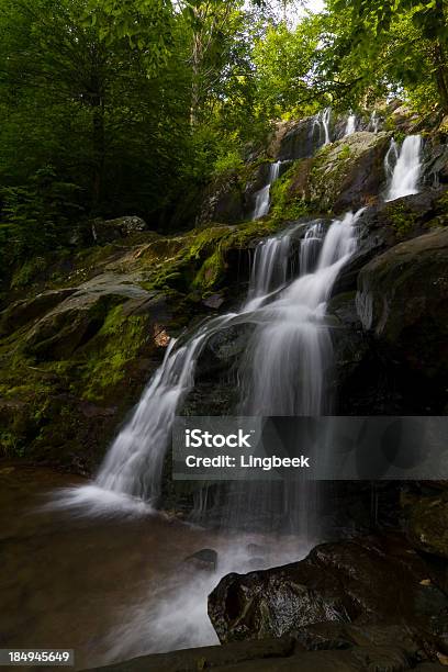 Ciemny Puste Falls Na Droga Skyline Drive Park Narodowy Shenandoah - zdjęcia stockowe i więcej obrazów Ameryka