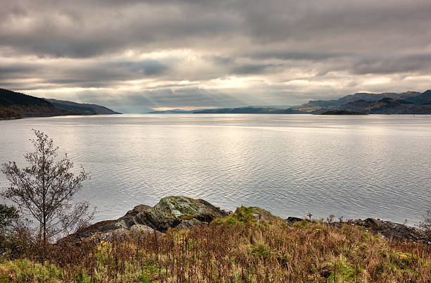 Loch Fyne Clearing skies after heavy weather over Loch Fyne. loch fyne stock pictures, royalty-free photos & images