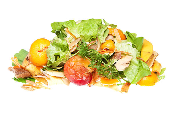 istock Heap of fruit and vegetable scraps for recycling 184946355