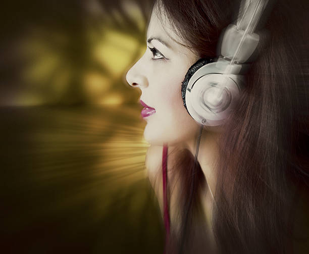 istock Woman In Headphones 184946417
