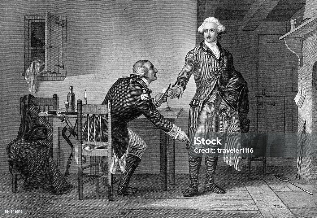 Benedict Arnold - Ilustración de stock de Guerra de la Independencia de Estados Unidos libre de derechos