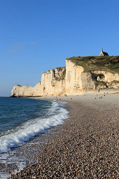 istock white cliffs and natural arches at Etretat in French Normandy 184946656