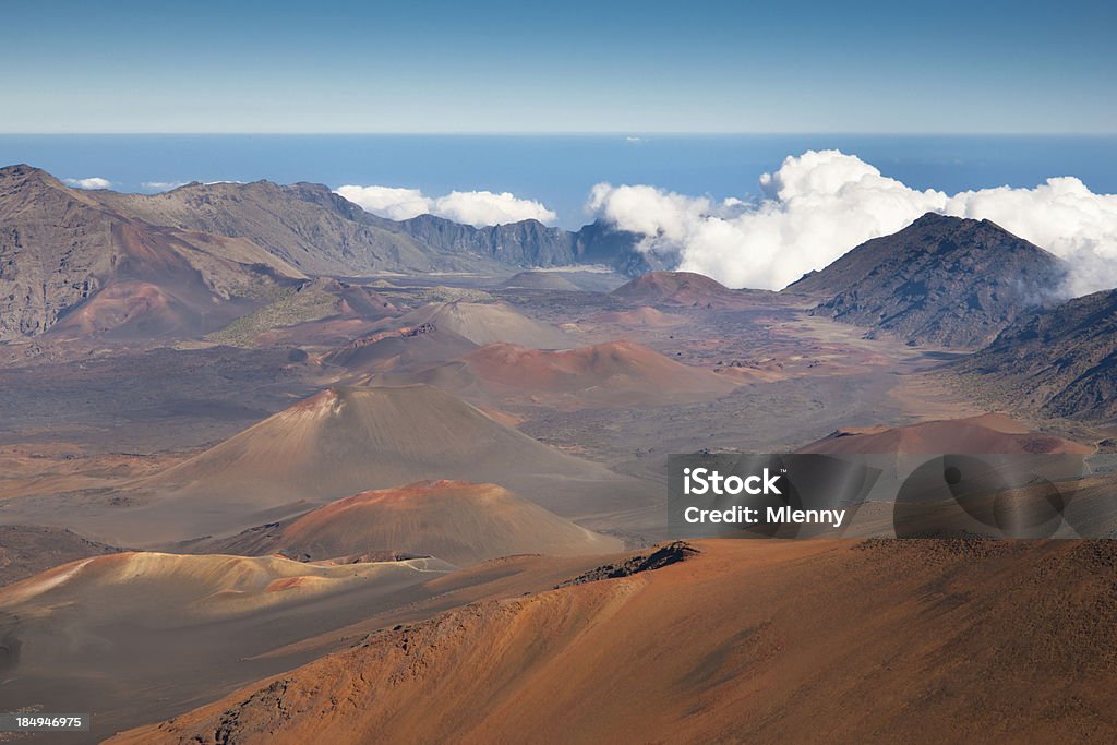 Haleakala Crater Volcano île de Maui, à Hawaï - Photo de Bizarre libre de droits