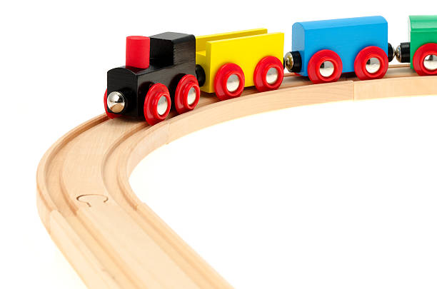 istock Child's wooden toy train 184947054